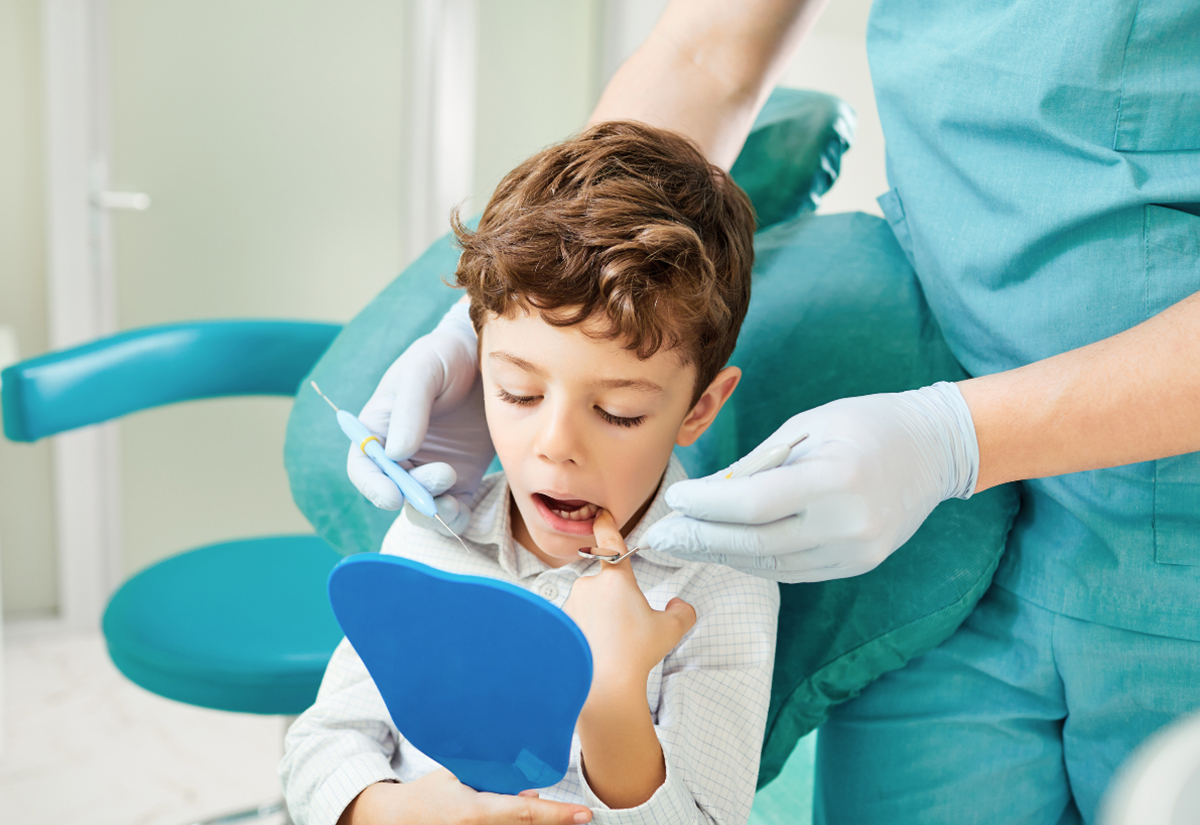 emergency dentist in Grimsby at Smile Town Dental Group treating children's dental emergencies